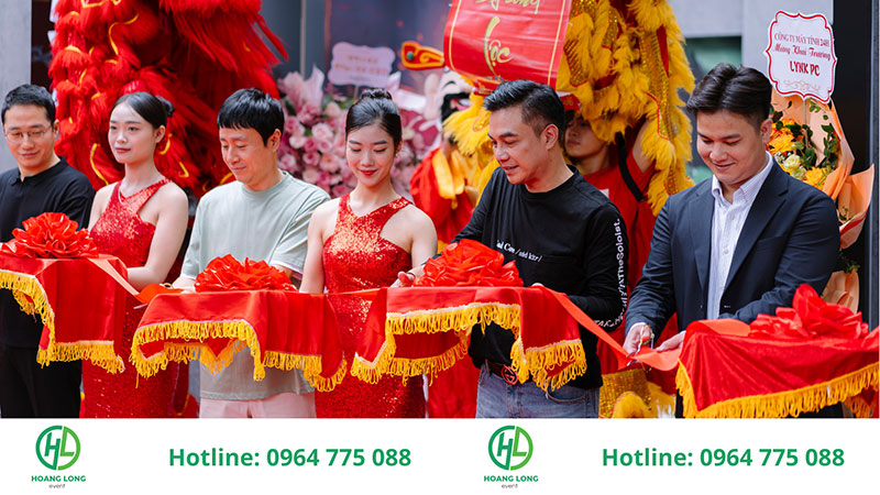 giá thuê bộ cắt băng khai trương